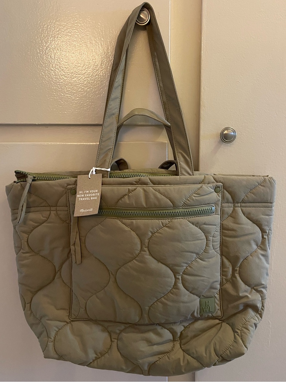 Madewell MWL (Re)sourced Ripstop Nylon Tote Bag: Quilted Edition | Travel Bag